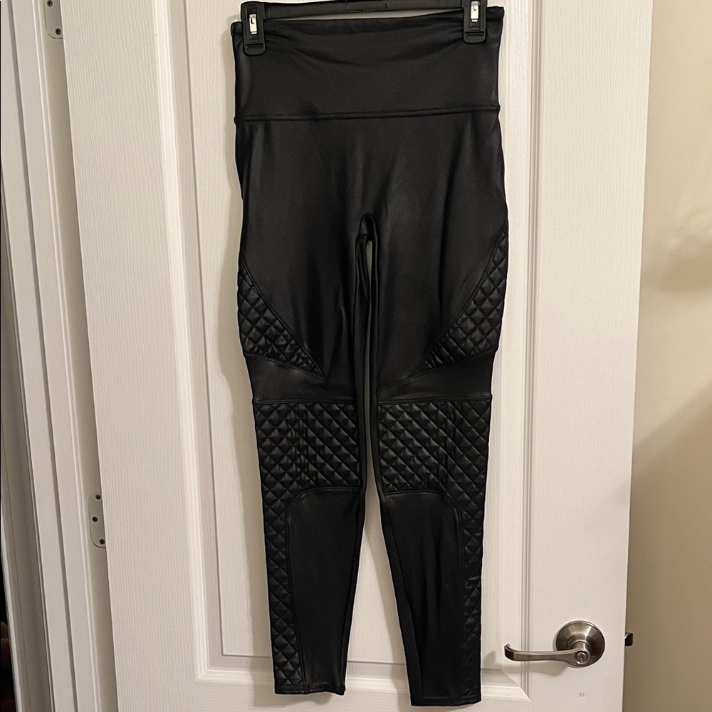 Black Moto Style Women's Leggings